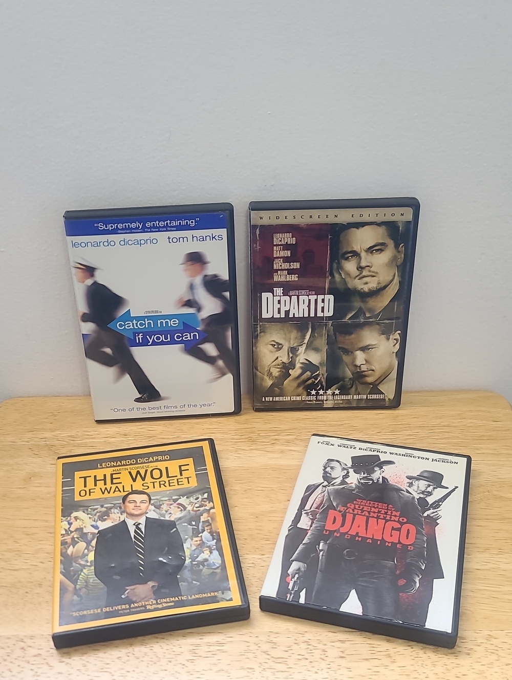 Leonardo DiCaprio DVD Movie Bundle